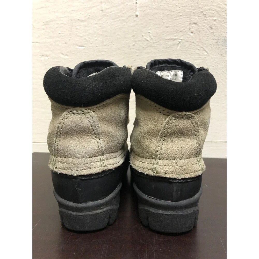 Steel Shank thermolite Snow Boots toddlers SZ US 6 - Suede leather upper/rubber